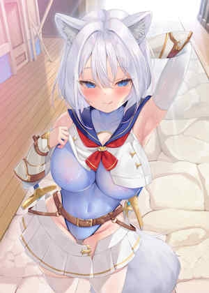 [圣华快楽书店] 白狼剣士ハティちゃんのえっちな冒険の书 [DL版]
